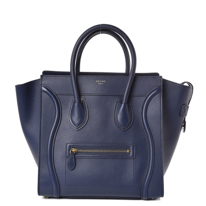 Celine Smooth Calfskin Mini Luggage Ink 1 of 9