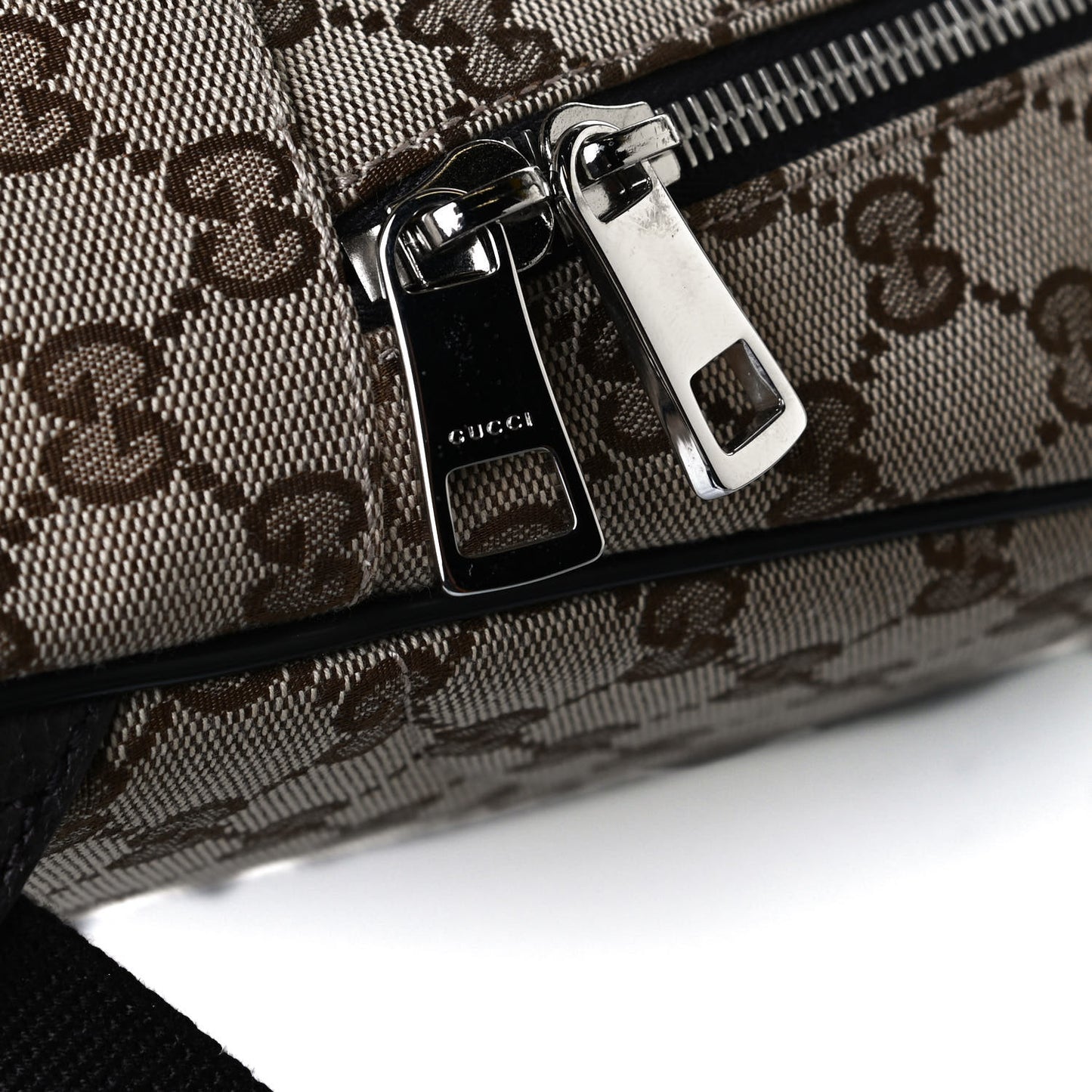 GG Monogram Travel Backpack Dark Brown