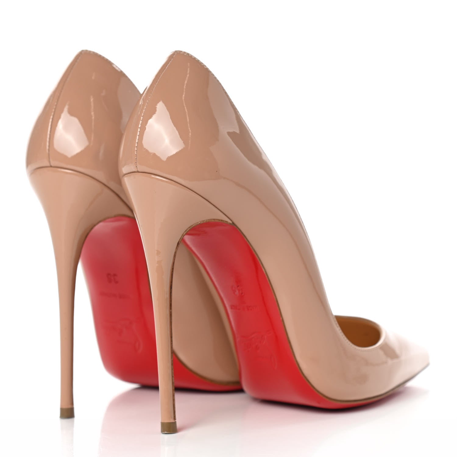 Christian Louboutin Patent So Kate 120 Pumps 36 Nude 4 of 8