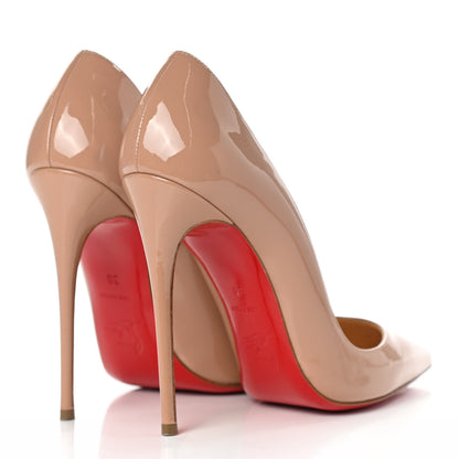 Christian Louboutin Patent So Kate 120 Pumps 36 Nude 4 of 8