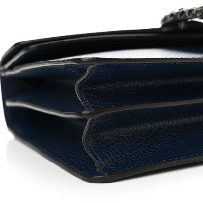 Gucci Dollar Calfskin Crystal Small Dionysus Shoulder Bag Blue Agata Montana Sapphire 9 of 12