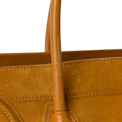 Celine Suede Medium Phantom Luggage Amber 26 of 29
