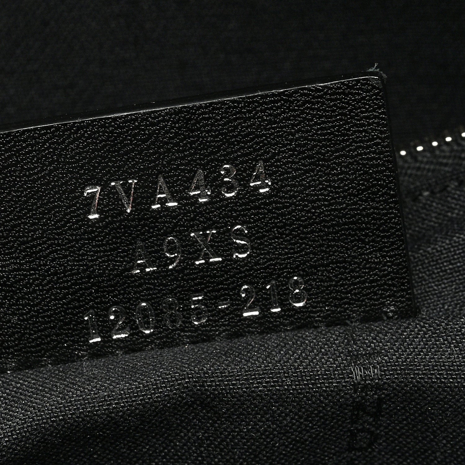 Fendi Glazed Fabric Vitello Liberty FF 1974 Diagonal Belt Bag Black Sunflower 7 of 10