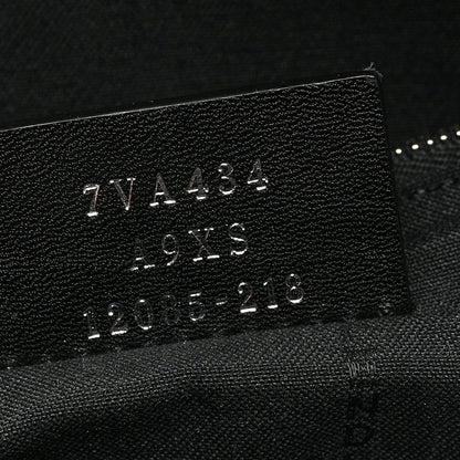 Fendi Glazed Fabric Vitello Liberty FF 1974 Diagonal Belt Bag Black Sunflower 7 of 10