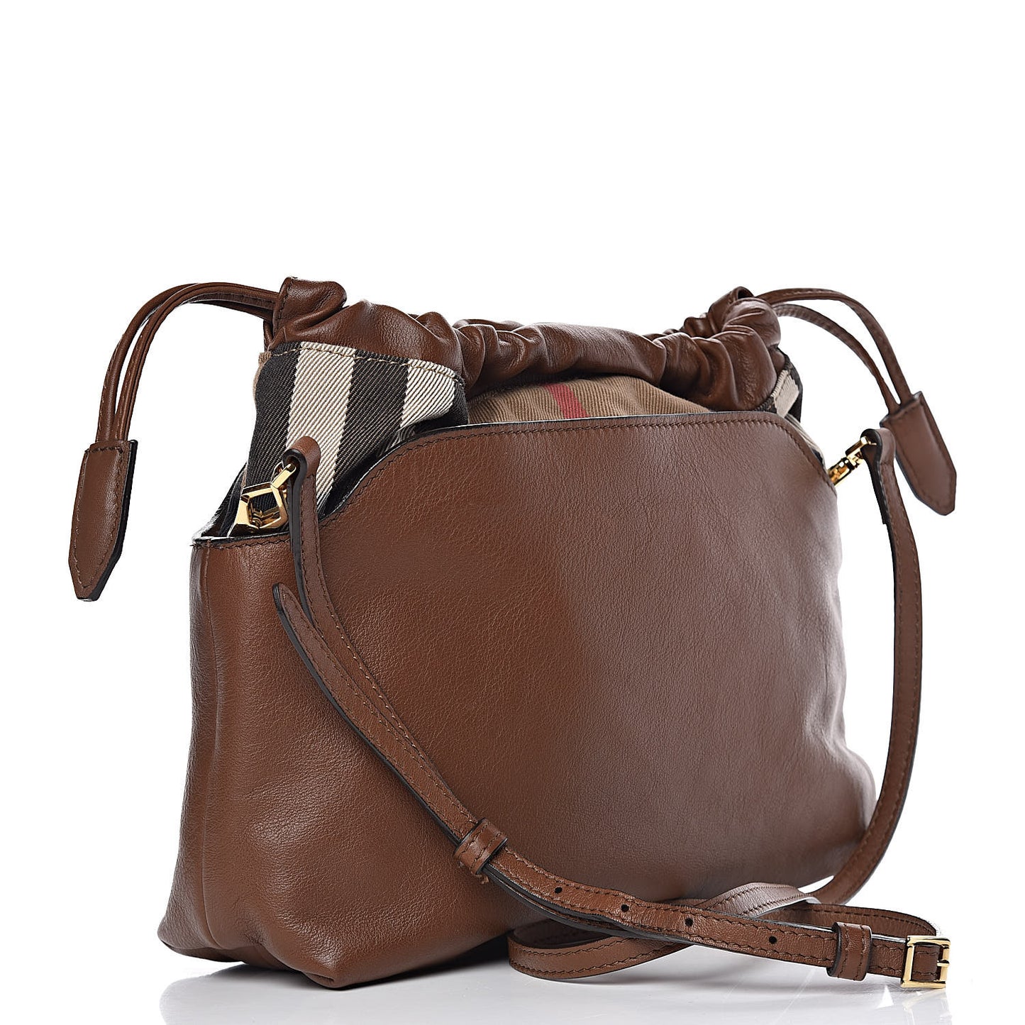 Calfskin House Check Little Crush Tan