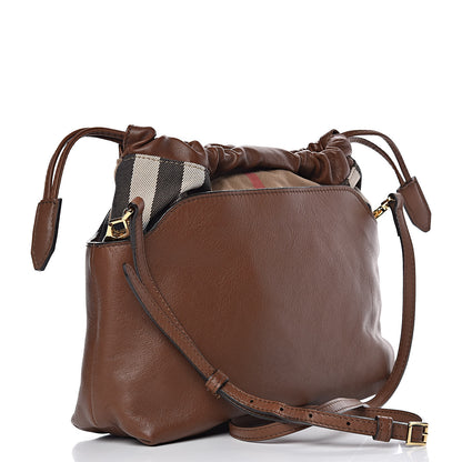 Burberry Calfskin House Check Little Crush Tan 3 of 16