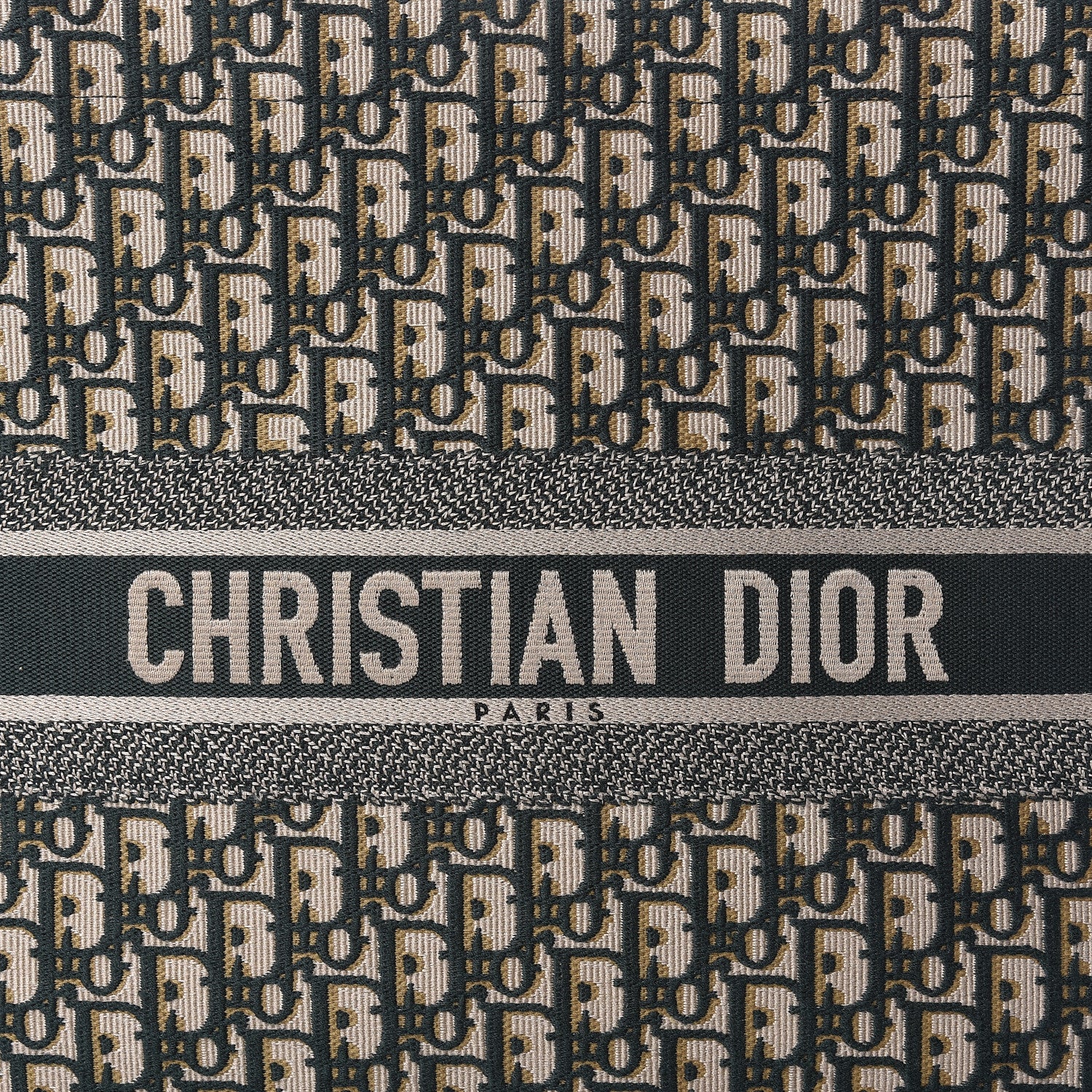 Christian Dior Oblique Large Book Tote Vert Multicolor 8 of 16