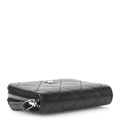 Chanel Caviar Quilted Classic Zipped Coin Purse Black 4 of 7