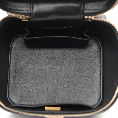 Chanel Caviar Quilted Small CC Vanity Case Black 4 of 8