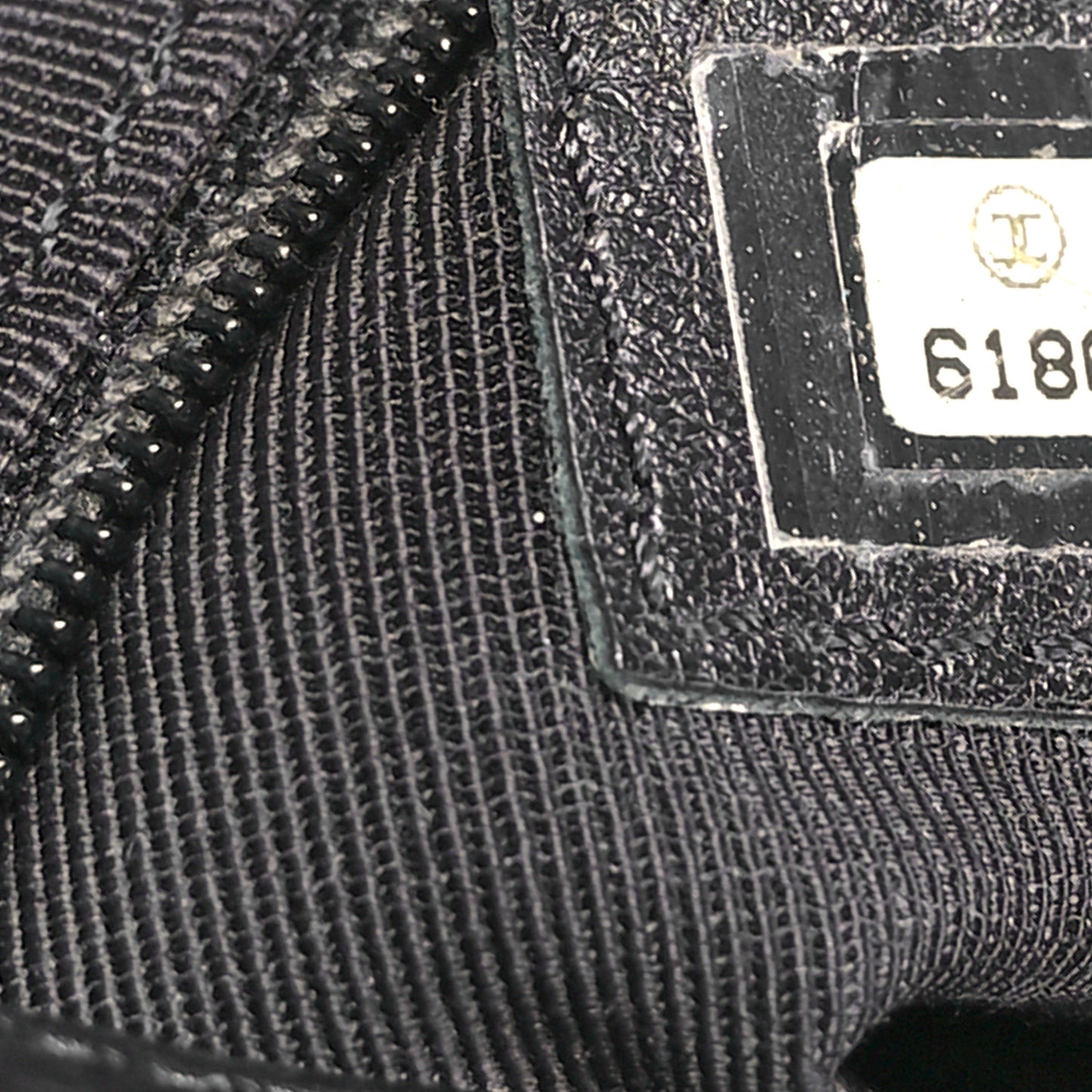 Caviar Quilted Bowler Black
