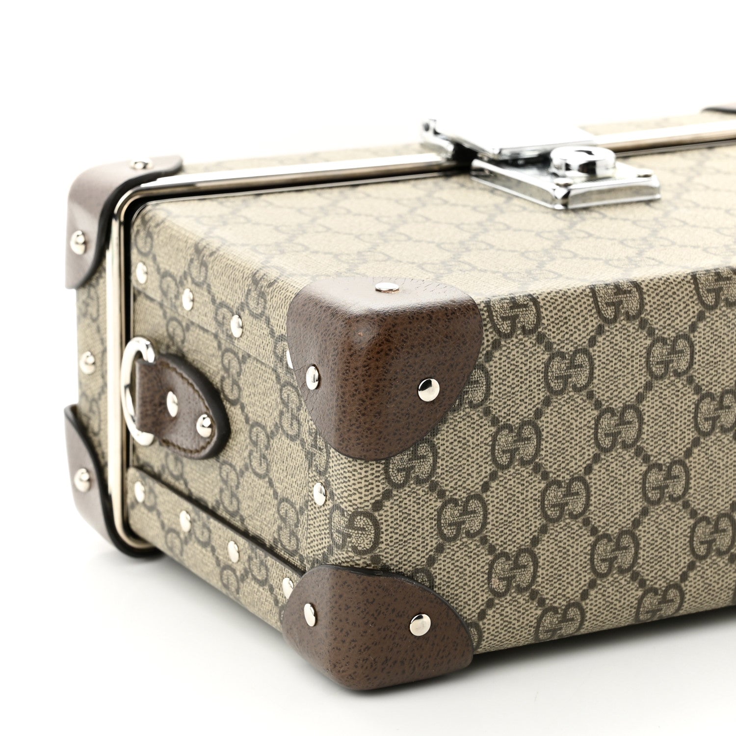 Gucci GG Supreme Monogram Globe-Trotter Beauty Case Brown 8 of 9