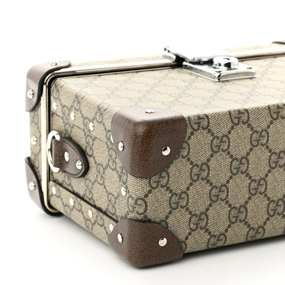 Gucci GG Supreme Monogram Globe-Trotter Beauty Case Brown 8 of 9