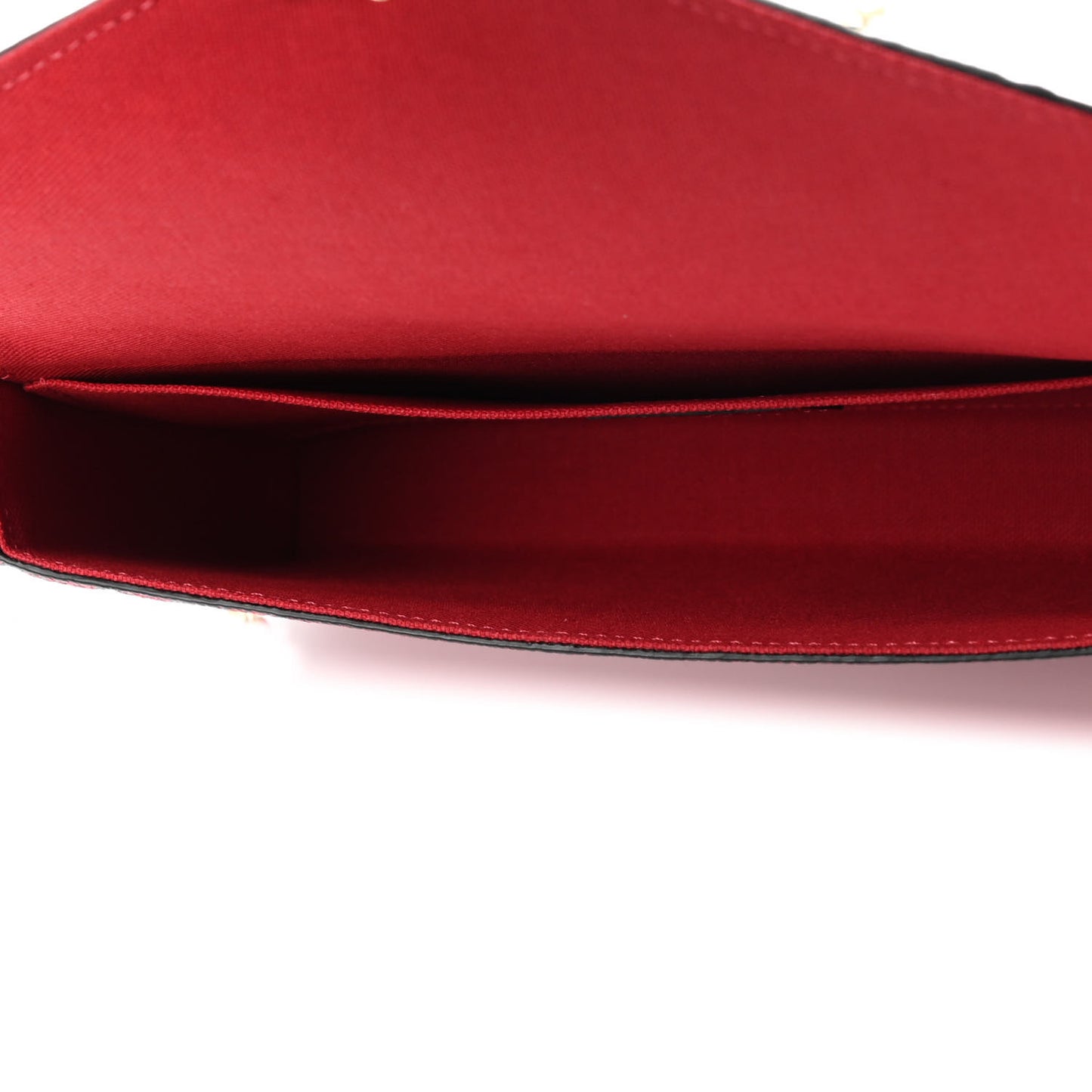 Empreinte Pochette Felicie Chain Wallet Scarlet