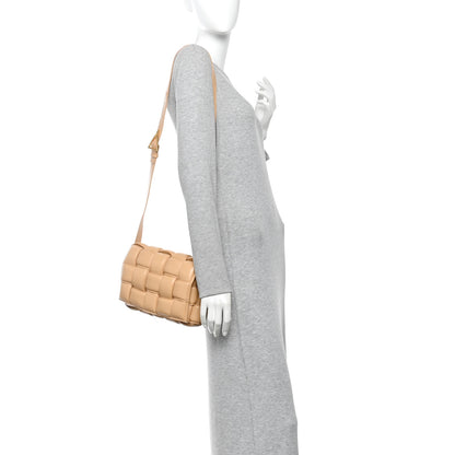 Bottega Veneta Nappa Maxi Intrecciato Padded Cassette Crossbody Bag Almond 2 of 9