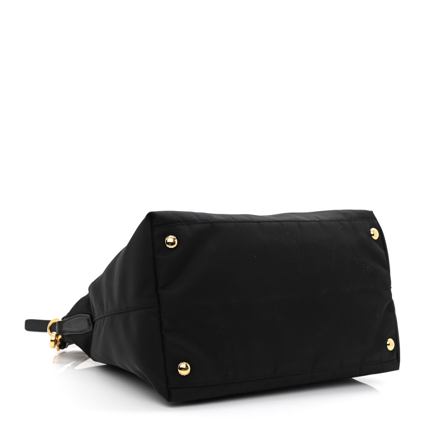Tessuto Nylon Saffiano Tote Black