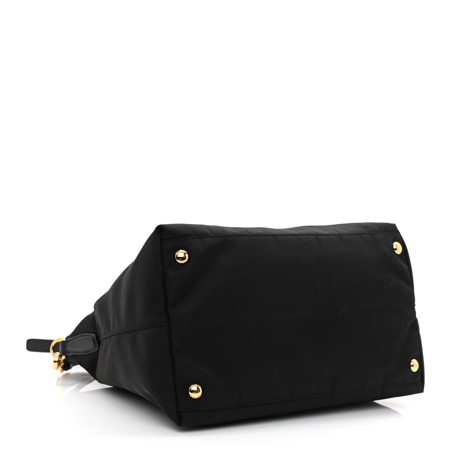 Prada Tessuto Nylon Saffiano Tote Black 4 of 12