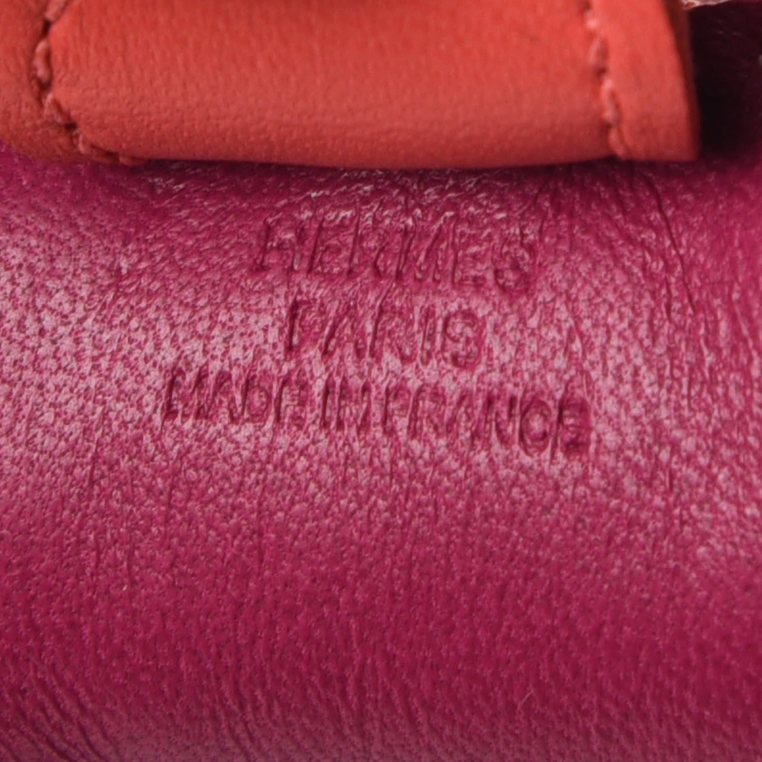 Hermes Milo Lambskin Grigri Rodeo Horse Bag Charm PM Tosca Crevette 3 of 4