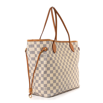 Louis Vuitton Damier Azur Neverfull MM 3 of 10