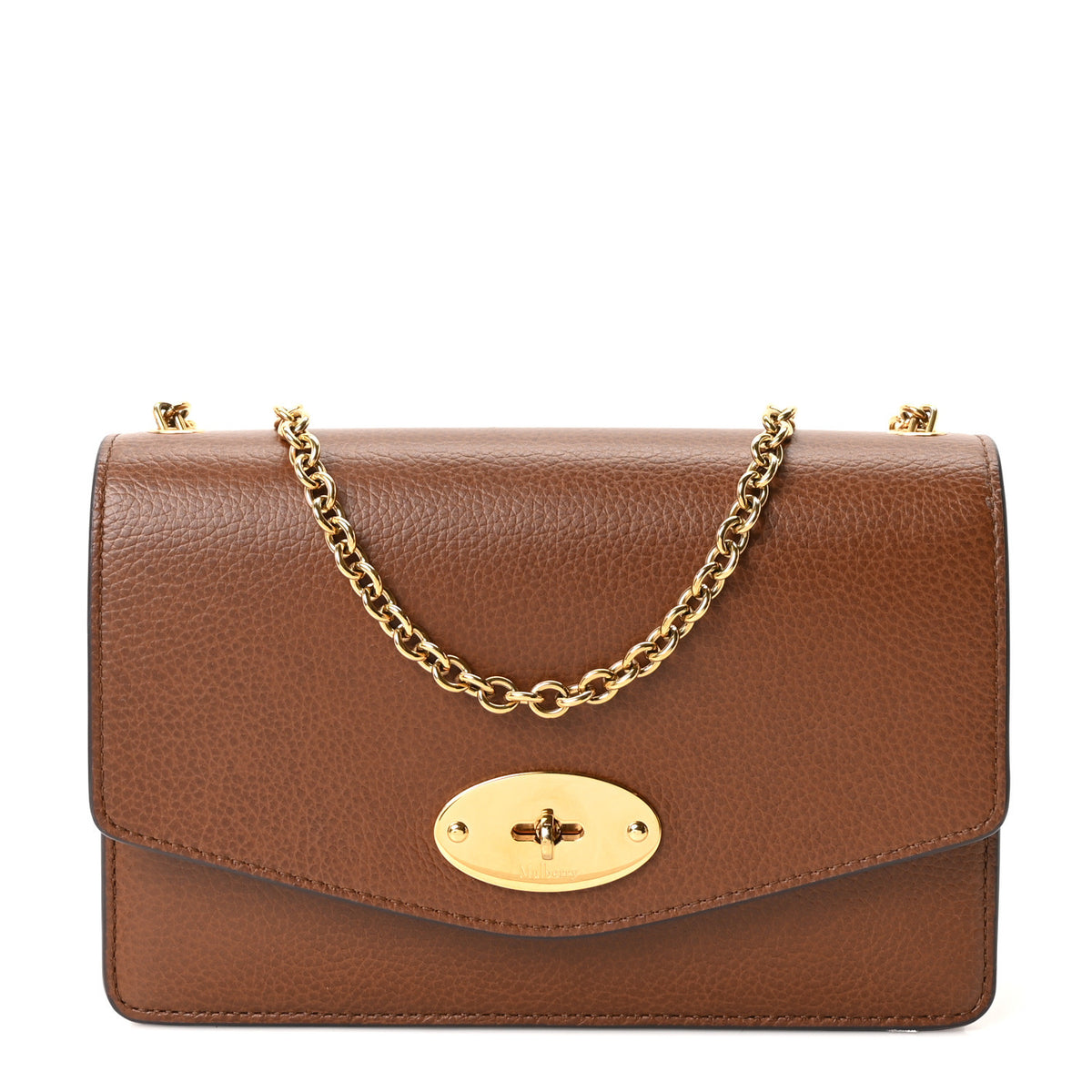 Small Classic Grain Calfskin Small Darley Oak