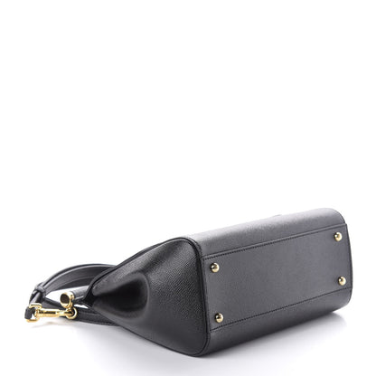 Dolce & Gabbana Dauphine Medium Miss Sicily Satchel Black 4 of 9