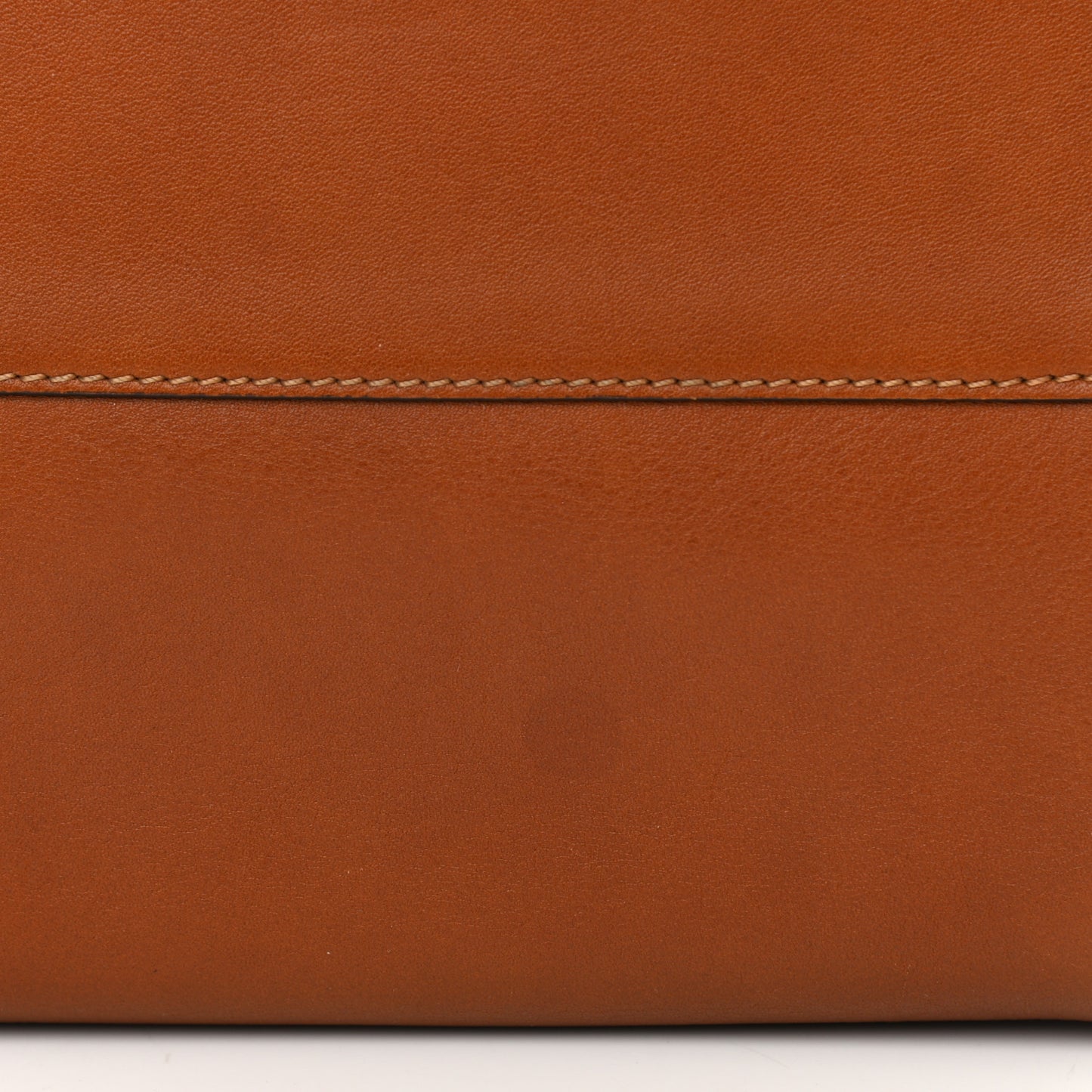 Smooth Calfskin Medium Milo Shopping Tote Caramel