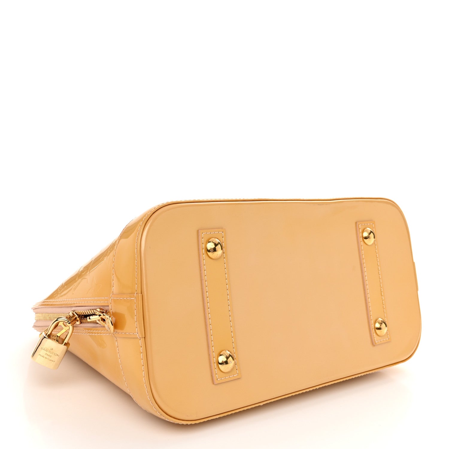 Louis Vuitton Vernis Alma PM Citrine 4 of 12