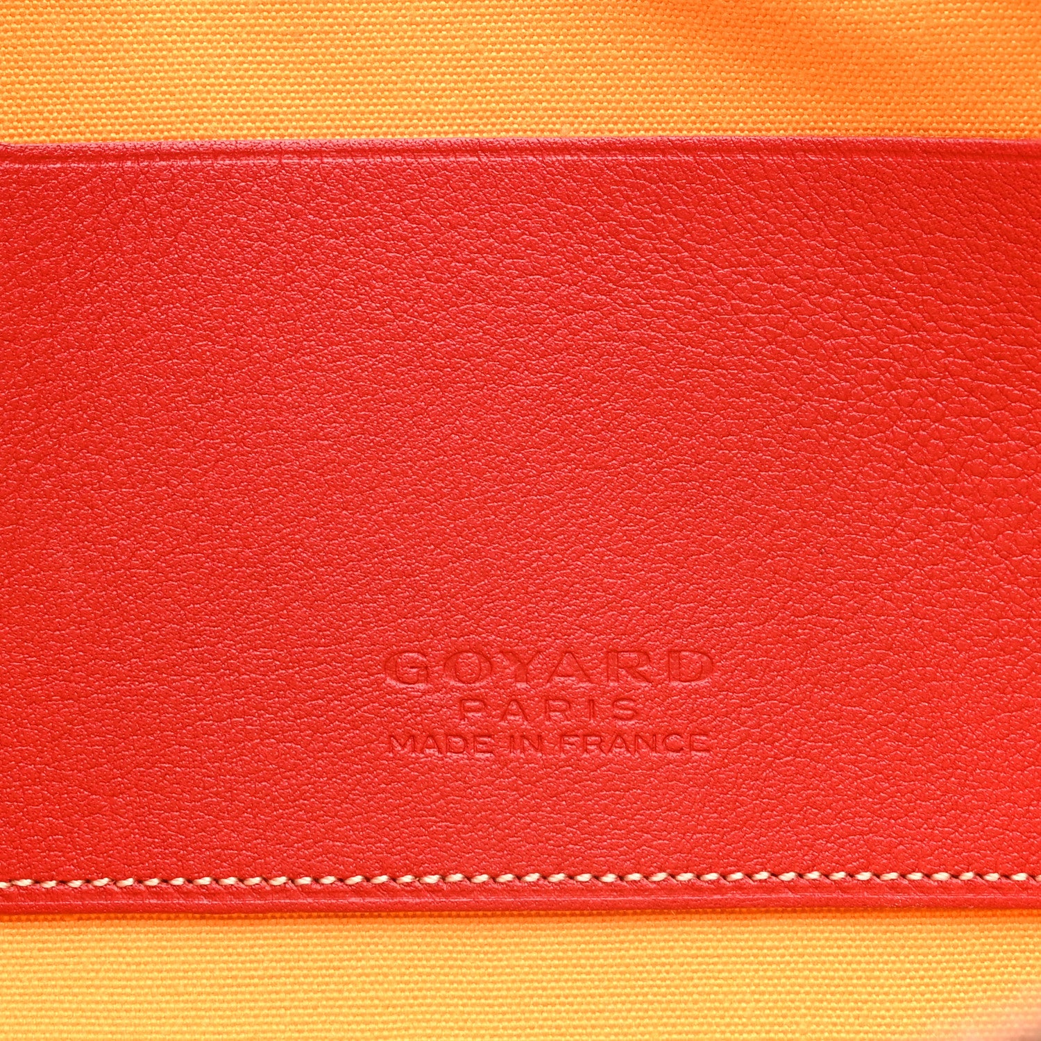 Goyard Goyardine Senat Pochette MM Red 5 of 9