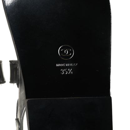 Chanel Laminated Calfskin Velcro Dad Sandals 35.5 Silver 8 of 11
