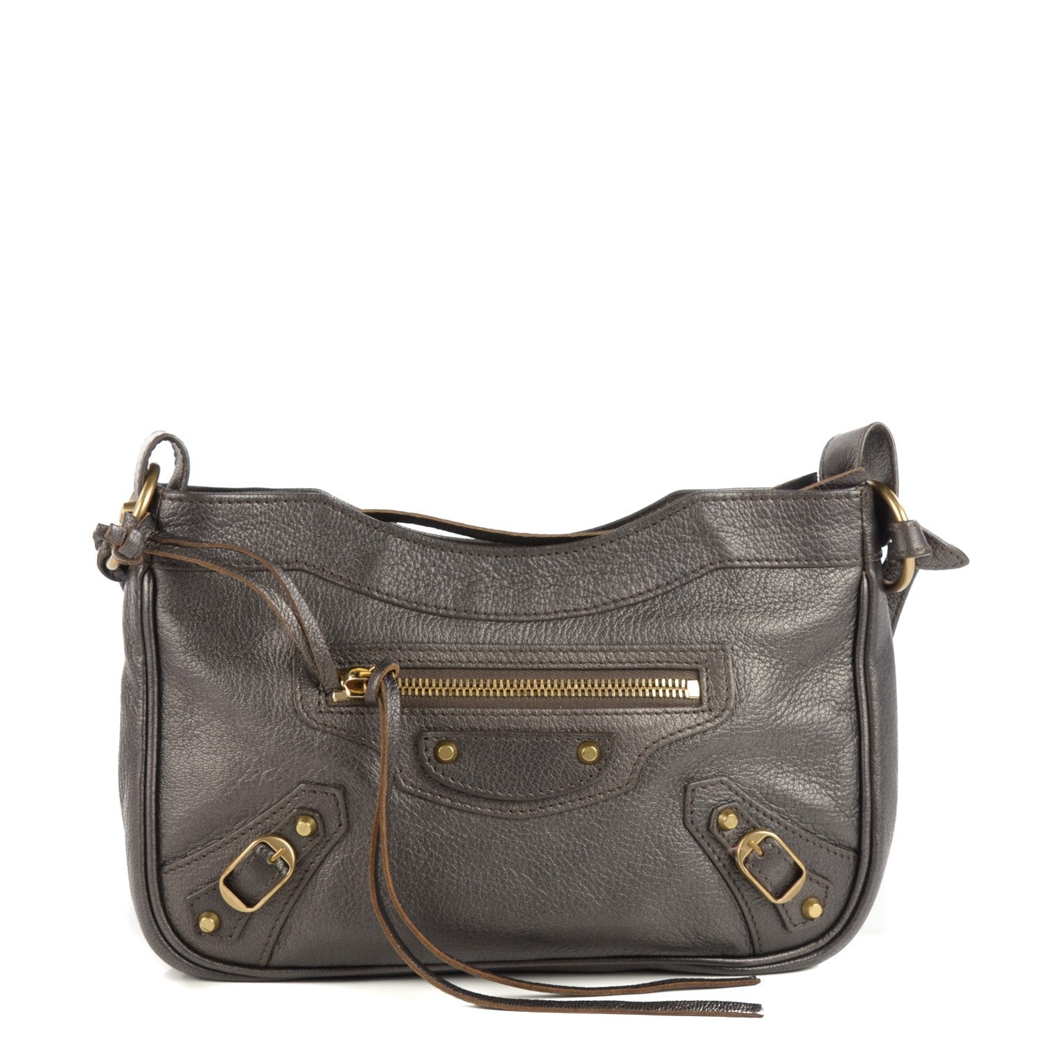 Balenciaga Chevre Pearly Classic Hardware Hip Bronze 1 of 11
