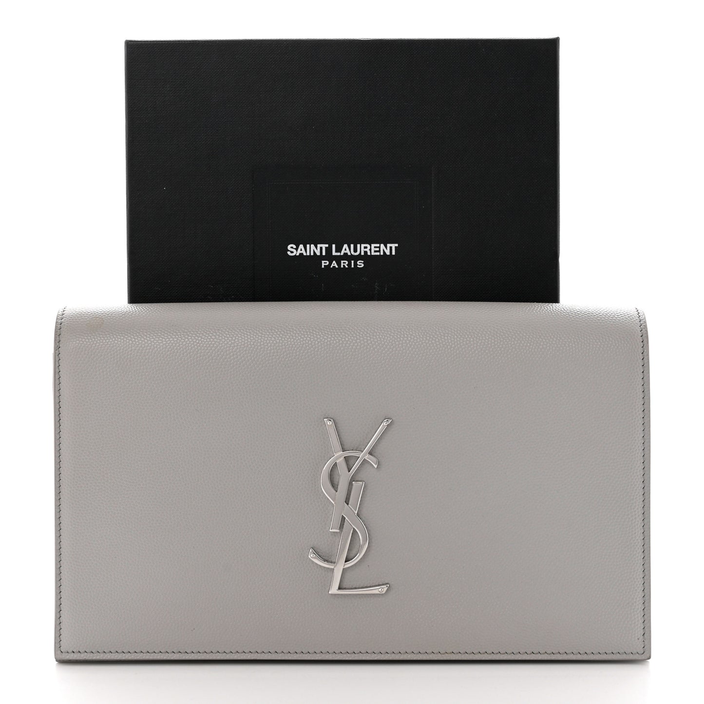 Grain De Poudre Classic Monogram Kate Clutch Souris