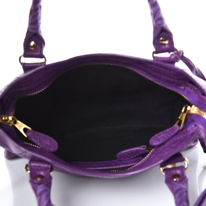 Balenciaga Agneau Giant 12 Gold Hardware Mini City Ultraviolet 5 of 11