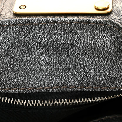 Chloe Metallic Calfskin Medium Paddington Satchel Steel 5 of 10