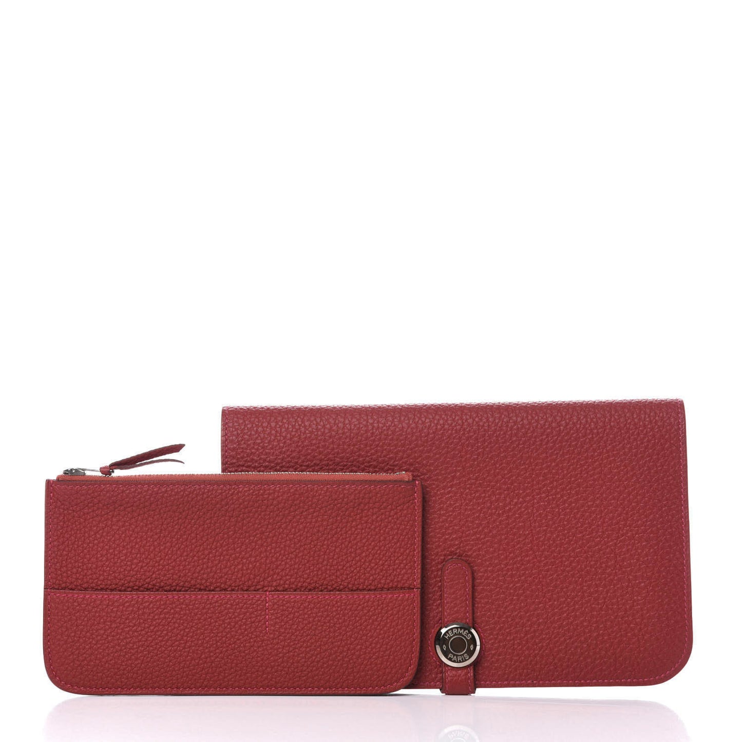 Togo Dogon Duo Wallet Rouge Casaque