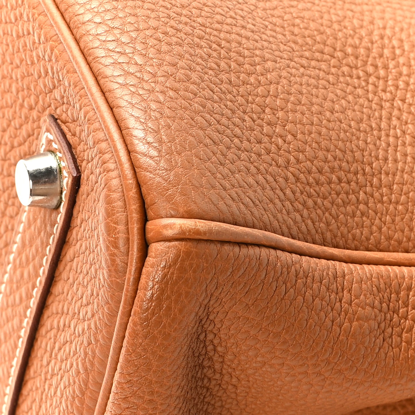 Taurillon Clemence Birkin 35 Gold