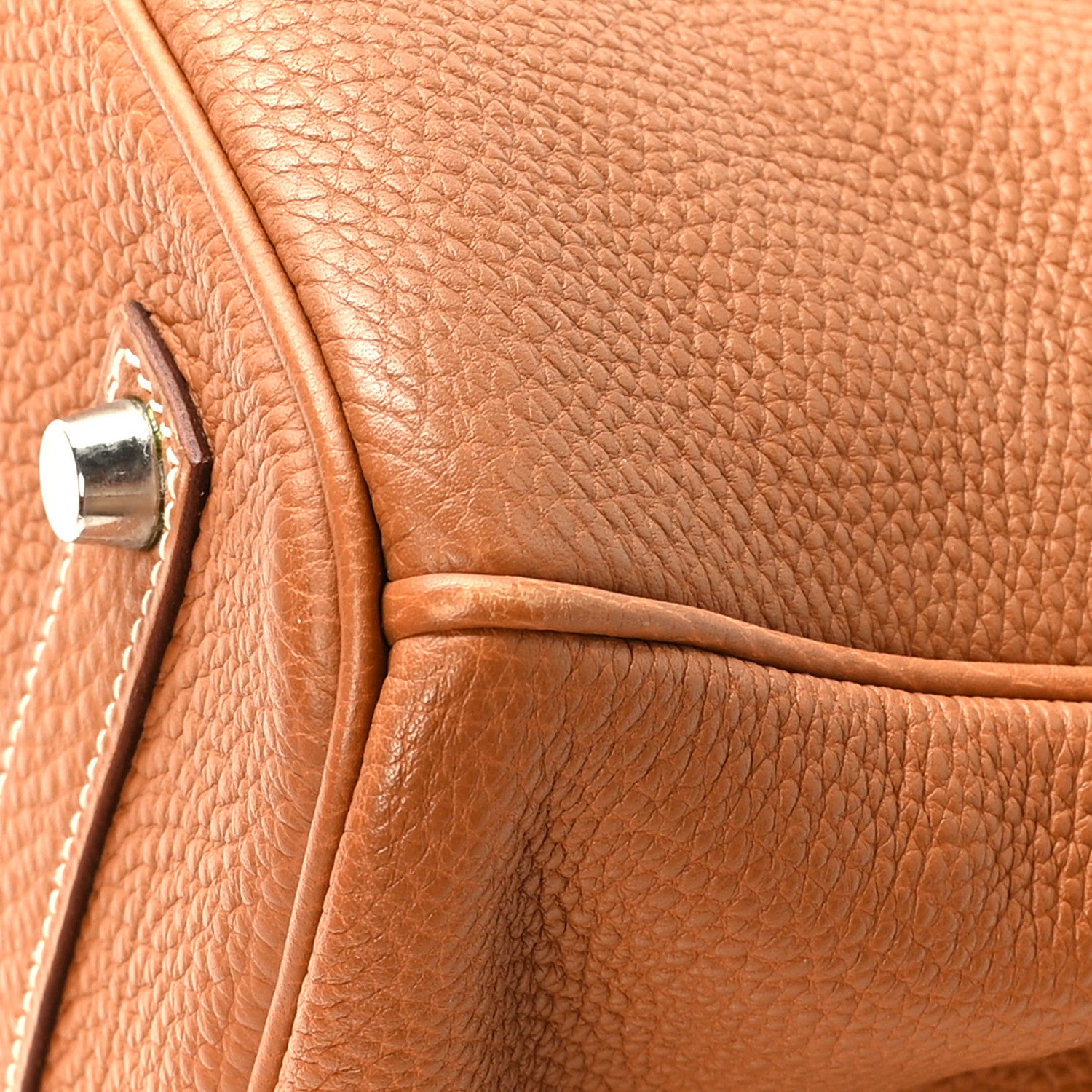 Hermes Taurillon Clemence Birkin 35 Gold 11 of 11