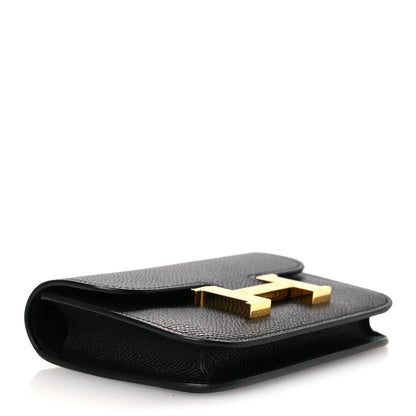 Hermes Epsom Constance Slim Wallet Black 5 of 10