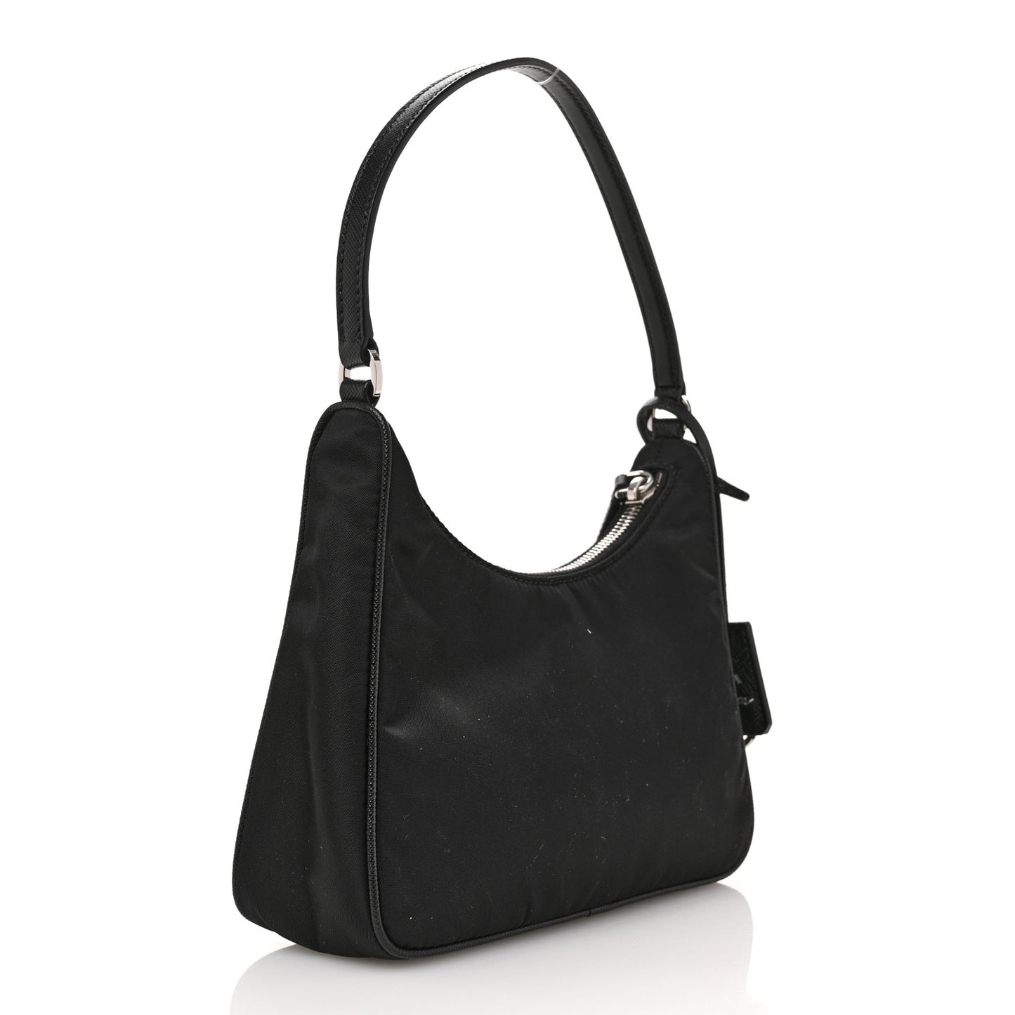 Tessuto Nylon Saffiano Mini Re-Edition 2005 Bag Black