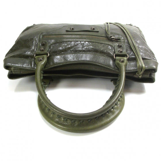 Chevre Classic Hardware Purse Olive