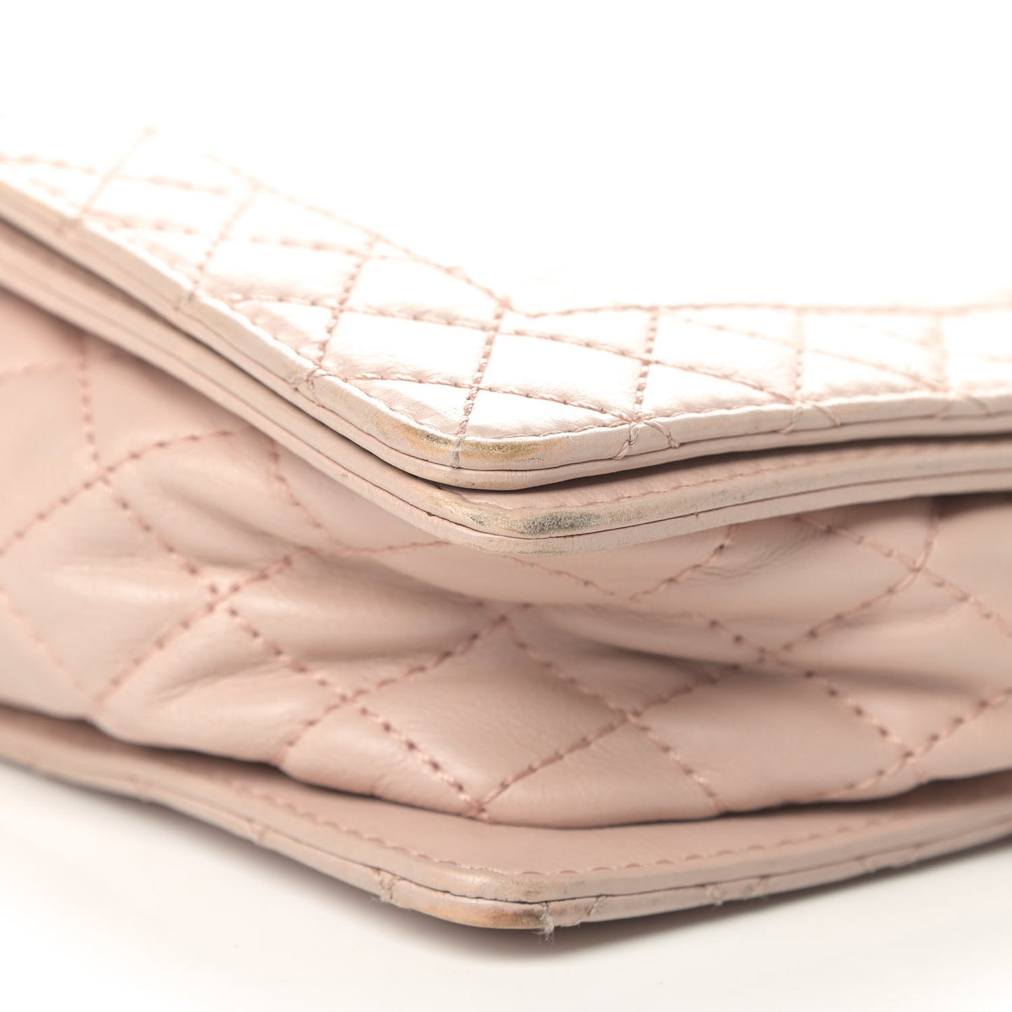 Calfskin New Medium Boy Reverso Flap Light Pink
