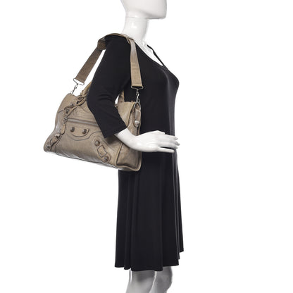 Balenciaga Agneau Giant 21 Silver Hardware City Galet 2 of 15