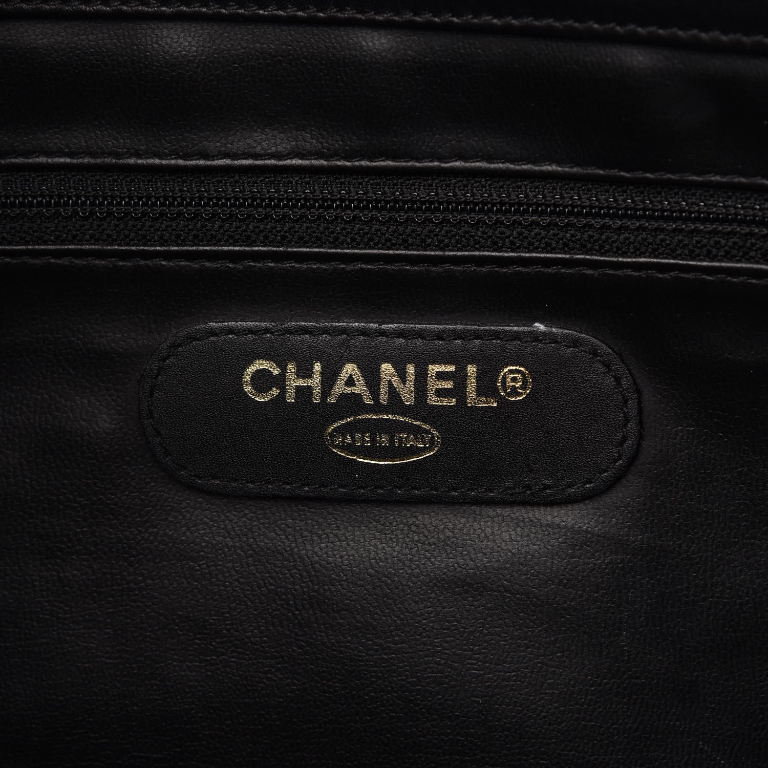 Chanel Calfskin Stitched XL Weekender Black 8 of 12