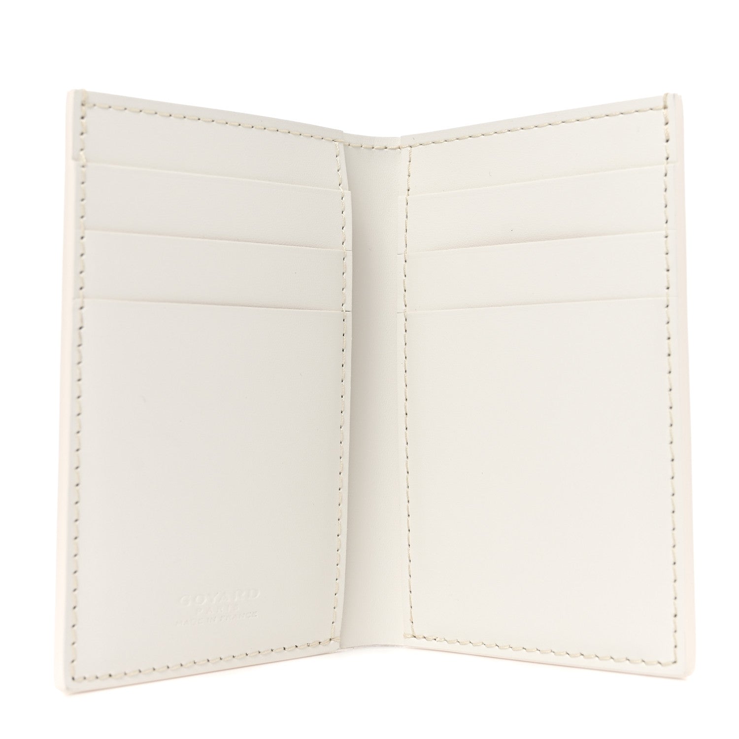 Goyard Goyardine Saint Pierre Card Holder White 5 of 7
