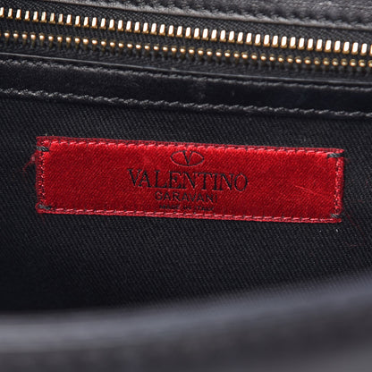 Valentino Garavani Vitello Extra Large Glam Lock Rockstud Flap Black 6 of 12