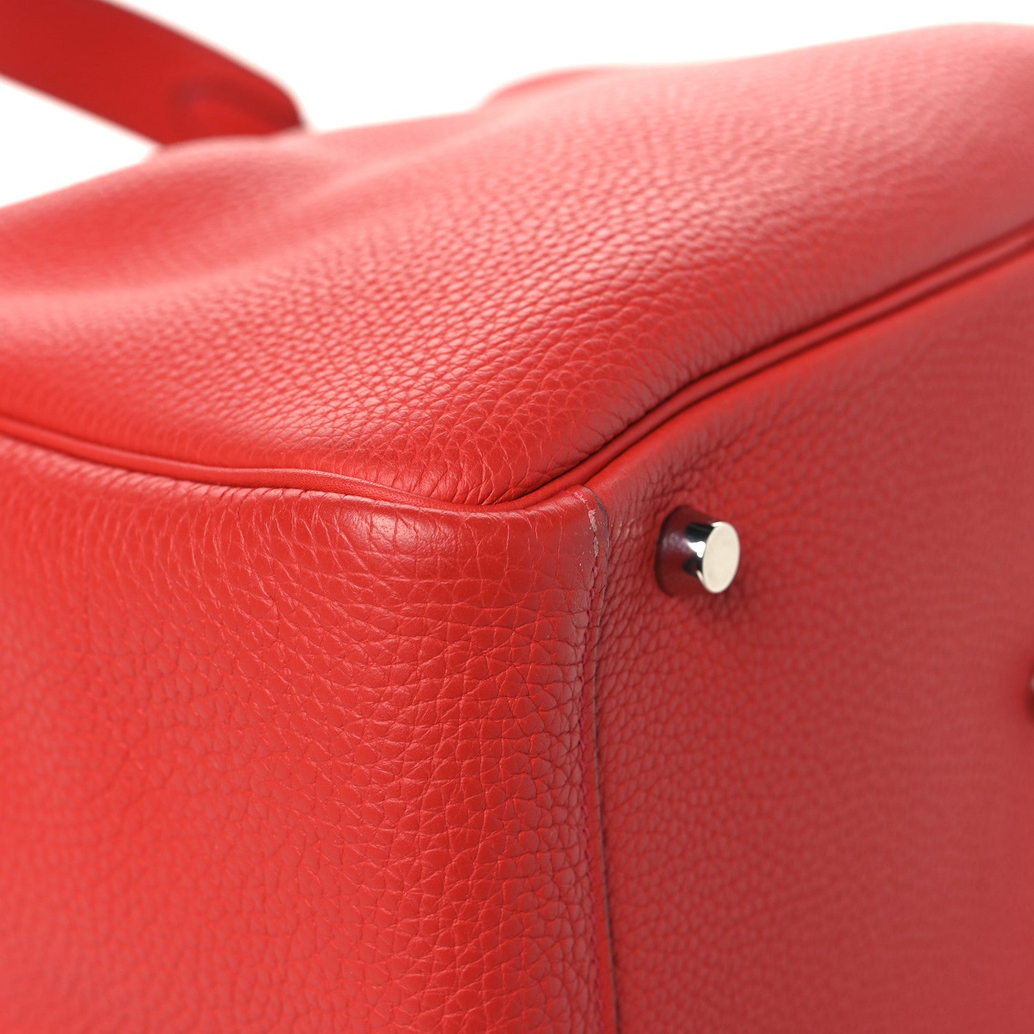 Hermes Taurillon Clemence Lindy 30 Rouge Casaque 11 of 12