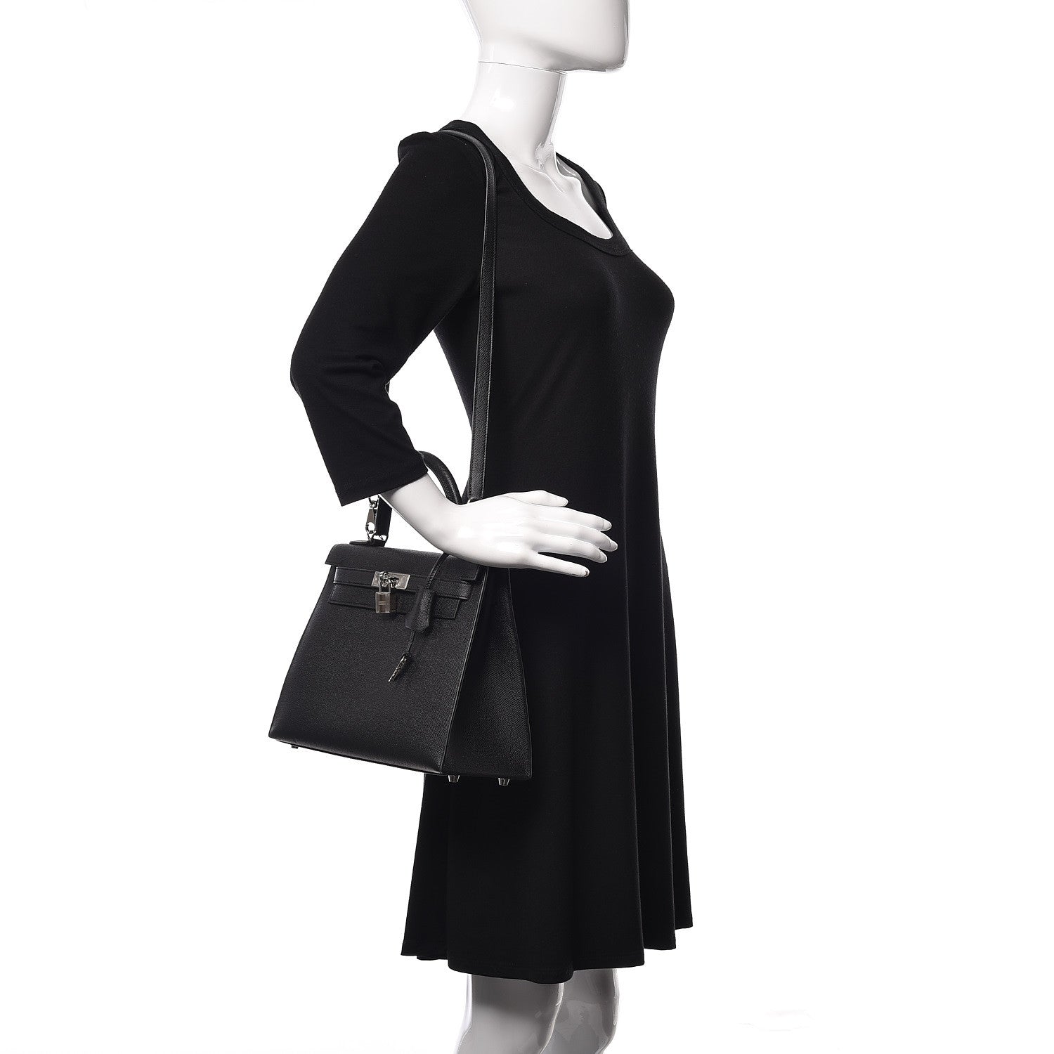 Hermes Epsom Kelly Sellier 28 Black 2 of 34