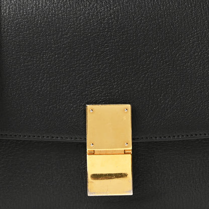 Celine Goatskin Medium Classic Box Flap Bag Black 8 of 10