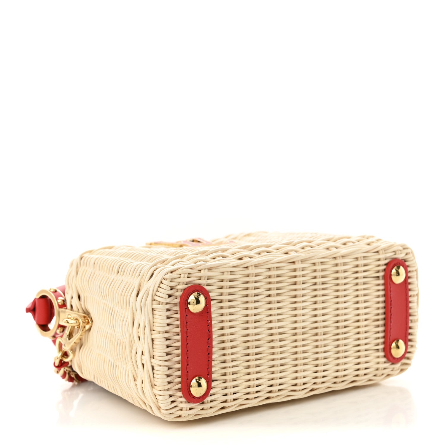 Louis Vuitton LV X TM Rattan Denim Calfskin Cerises Capucines Mini 4 of 10