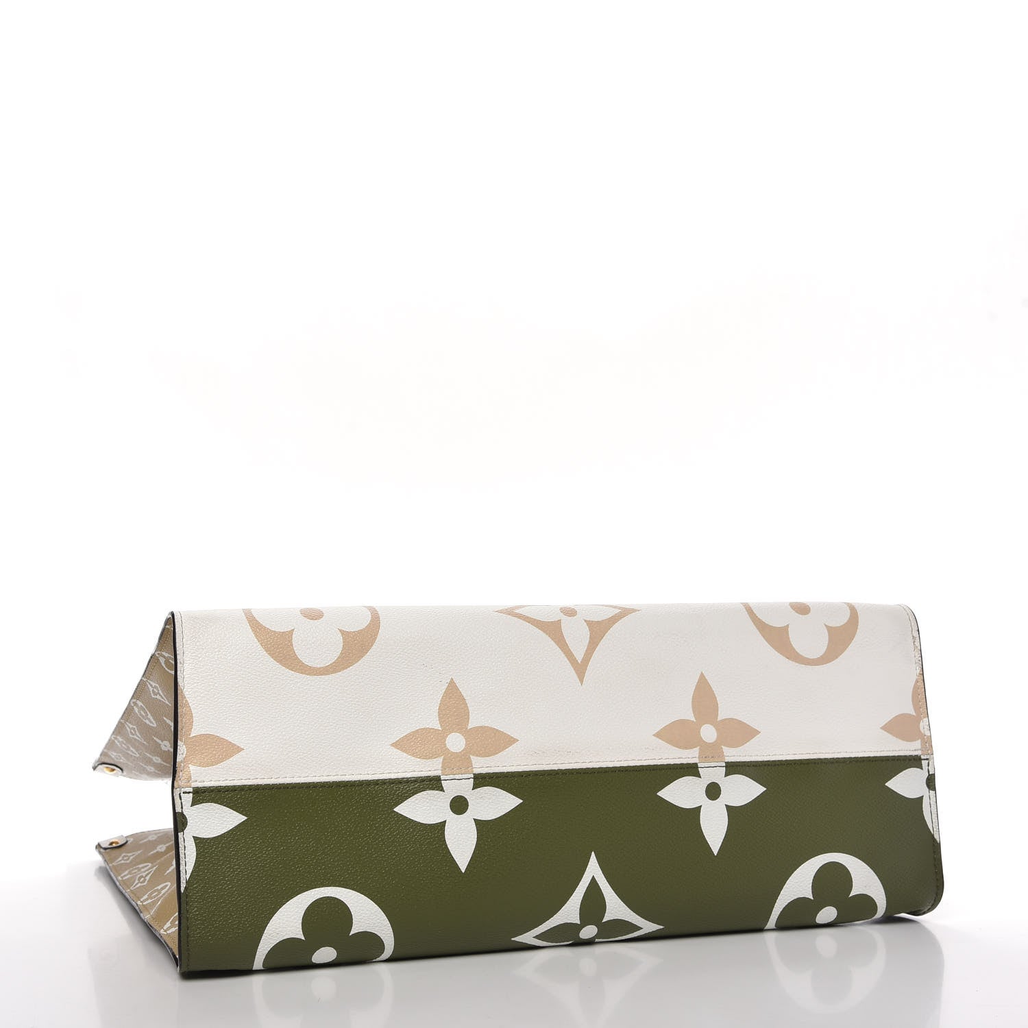 Louis Vuitton Monogram Giant Onthego GM Kaki Beige 4 of 12