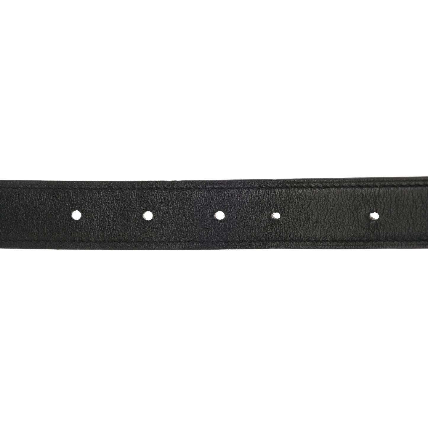 Swift Epsom 24mm Belt Strap 95 Black Etoupe
