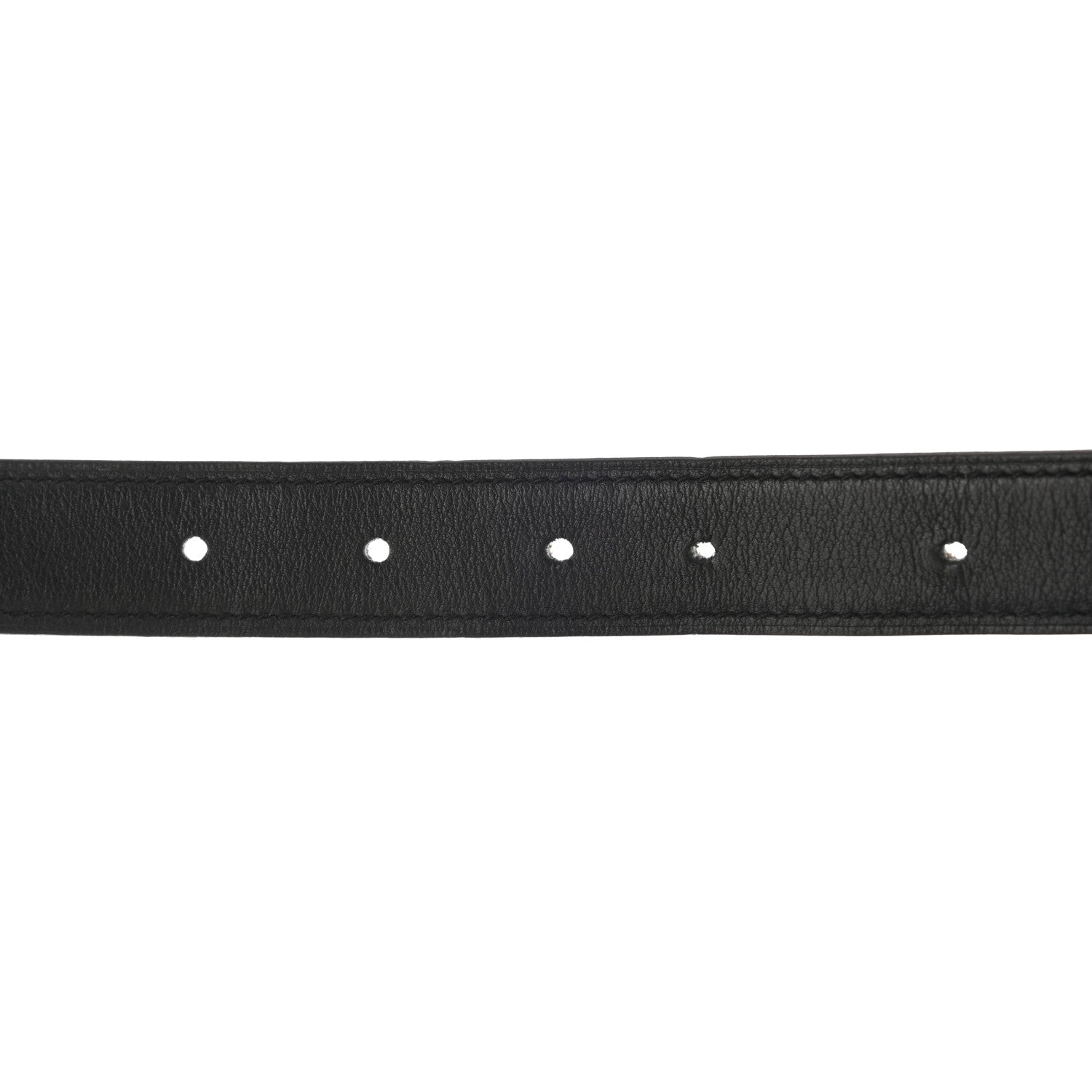 Hermes Swift Epsom 24mm Belt Strap 95 Black Etoupe 5 of 7